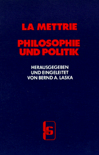 Titel Lamettrie: Philosophie und Politik